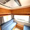 Airco en zithoek Fendt Saphir caravan Zithoek met airco in de Fendt Saphir caravan voor comfortabel kamperen tijdens warme dagen