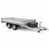 Hapert Azure plateauwagen 335x180 2000kg met Noviobox disselkist Hapert Azure plateauwagen 335x180 2000kg met kunststof Noviobox disselkist op dissel