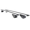 Hapro Cronos Aero 3 aluminium dakdragers set Complete set Hapro Cronos Aero 3 aluminium dakdragers voor auto's met open dakrail