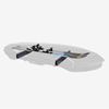 Thule Box Ski Carrier in dakkoffer Ski’s op een Thule Box Ski Carrier in een dakkoffer