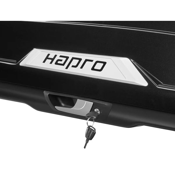 Hapro dakkoffer met slot – veilig afsluitbaar met sleutel Slot van Hapro dakkoffer met sleutel voor veilige afsluiting van bagage