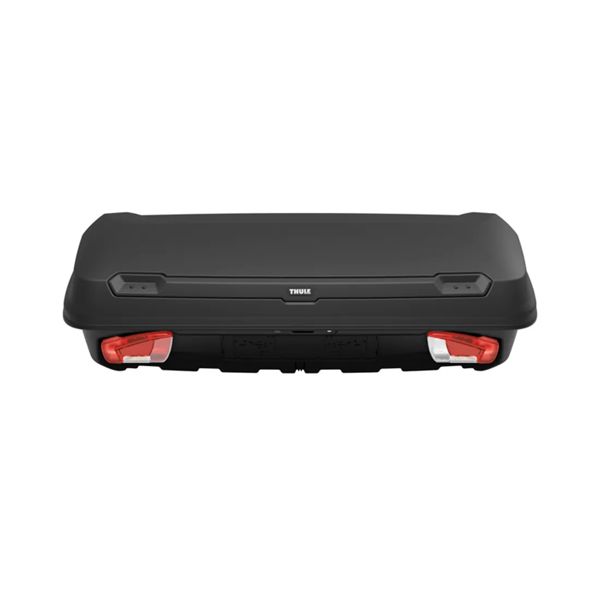 achteraanzicht thule arcos trekhaak bagagebox met verlichting